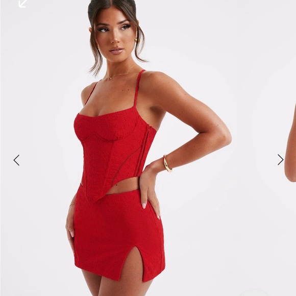 Babyboo Erika Set in Red, size Small - Picture 3 of 11